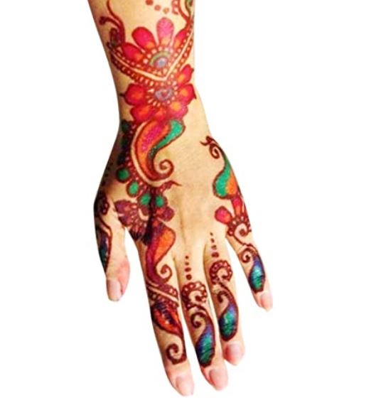 Mực hena mực henna vẽ henna ấn độ - Cam