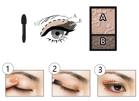 Phấn mắt KOSE VISEE DUO RICH EYES GR-4 2.5g - Nhật Bản (Màu rêu)