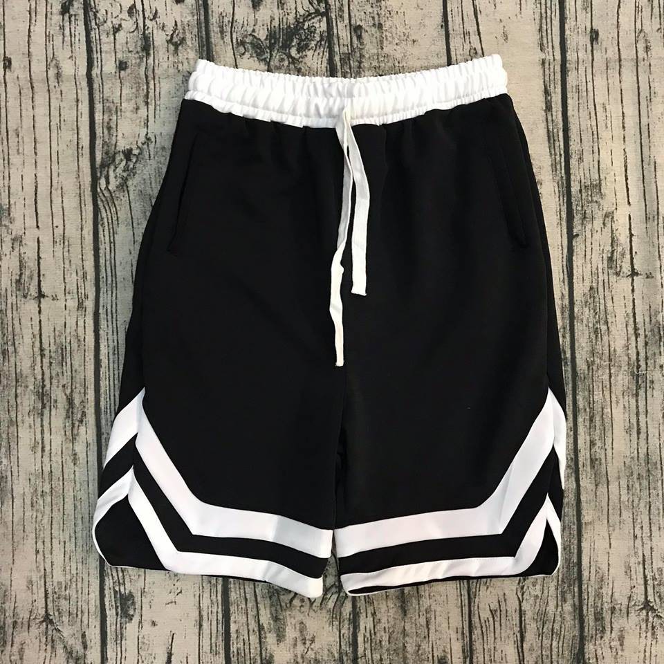 [Hoàn Tiền 15%] Quần Short Thun Ngắn Double V Nam Nữ Unisex