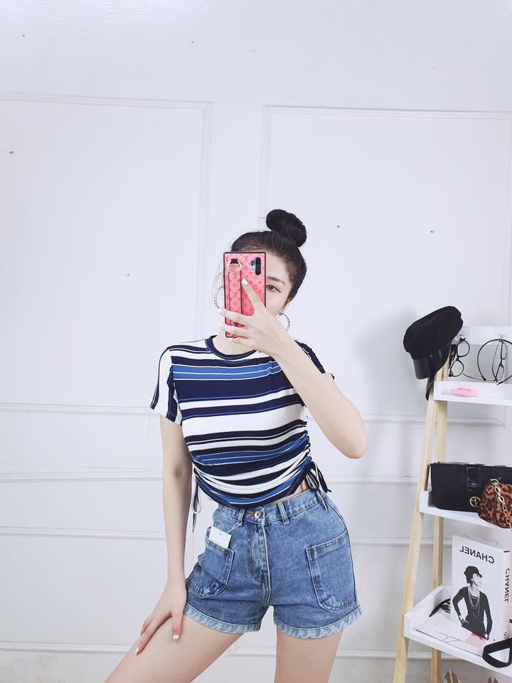 [HCM]ÁO THUN KIỂU RÚT EO 2 DÂY