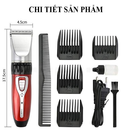 [HCM][SIÊU BỀN] [CHẤT LƯỢNG TỐT] TÔNG ĐƠ CẮT TÓC SẠC ĐIỆN LƯỠI SẮT (tông đơ hớt tóc trẻ em)