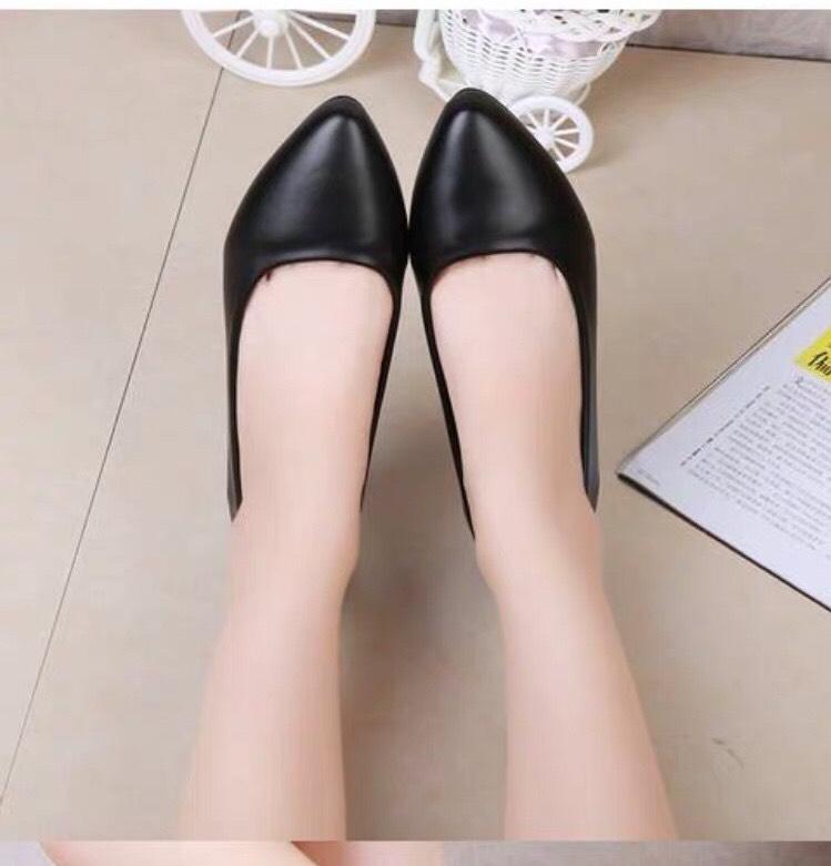 Giày búp bê nữ da trơn hàng đẹp