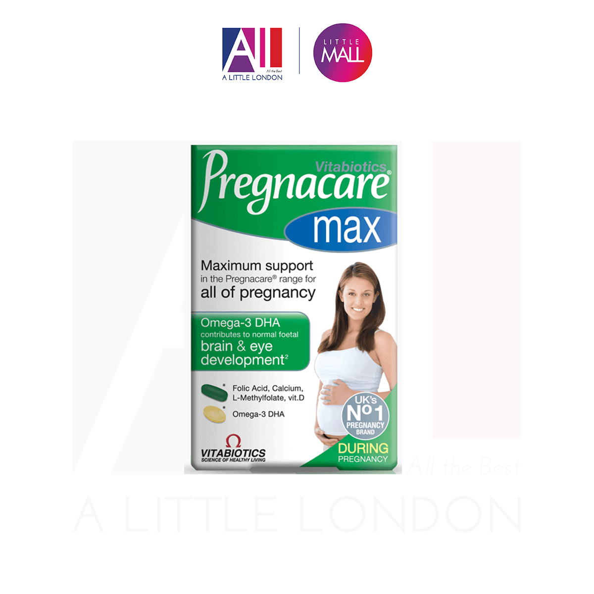 84 viên uống Bổ sung Omega 3 DHA Vitabiotics Pregnacare Max trong quá trình mang thai