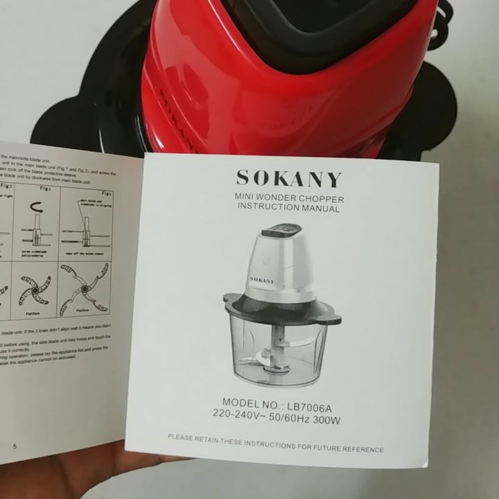 Máy Xay Thịt Sokany 2 Chế Độ Siêu Khoẻ