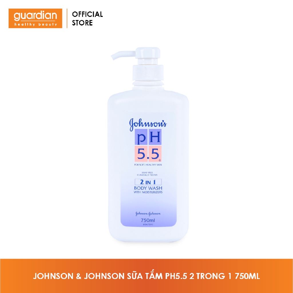 Sữa tắm Johnson & Johnson PH5.5 2 trong 1 (750ml)