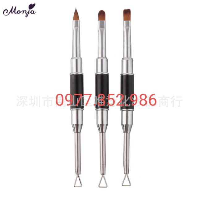 Cọ cạo phá sơn gel 2 đầu. cọ đắp hoa 2 đầu. cọ đắp gel 2 đầu .có 3 mẫu tiện lợi .....
