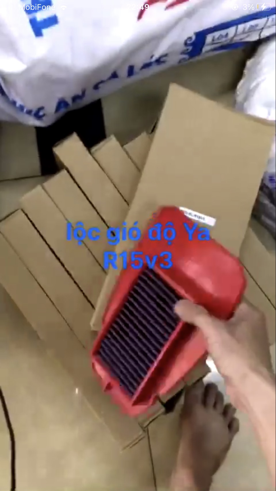Lọc gió đỏ độ R15V3