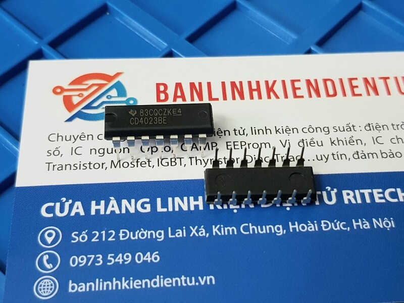 [Combo 5 chiếc] CD4023BE CD4023 4023 Hàng Nhập Khẩu  DIP-14