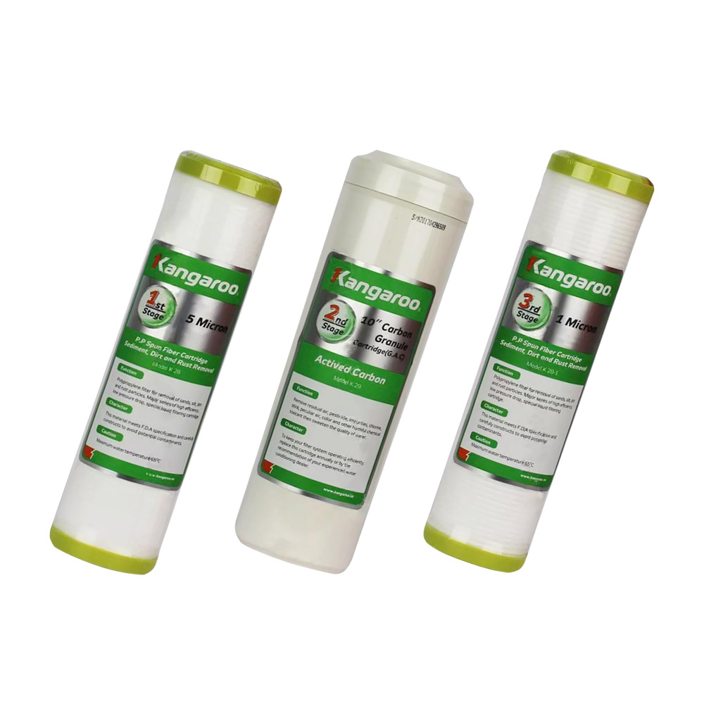 Bộ lõi lọc nước Kangaroo số 1,2,3-Hàng chính hãng