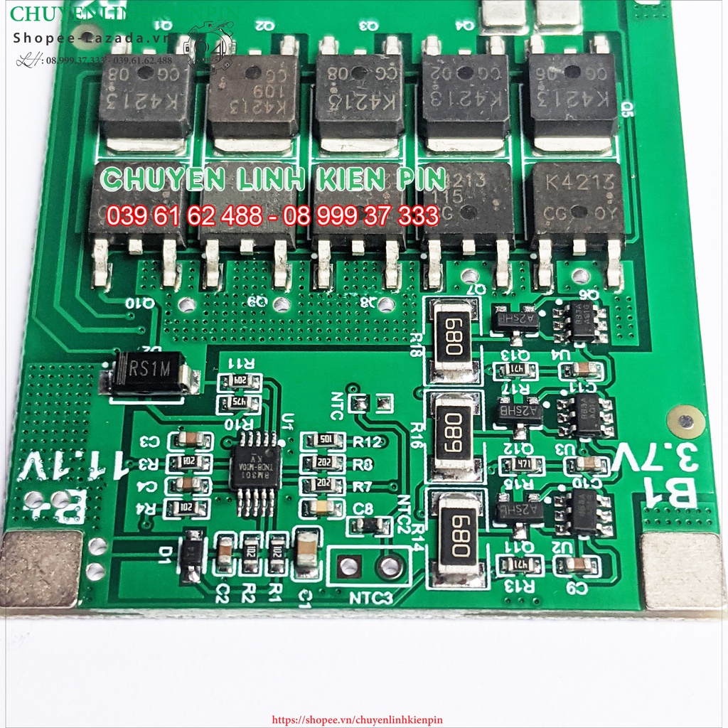 Mạch 3S 30A Full, bảo vệ Pin Lion ( BL64_54_v3 )
