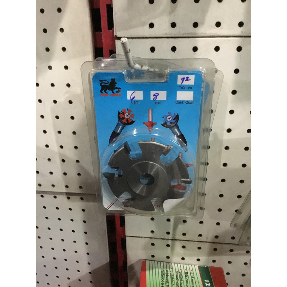 Dao phay gỗ định hình 6 cánh dày 12mm