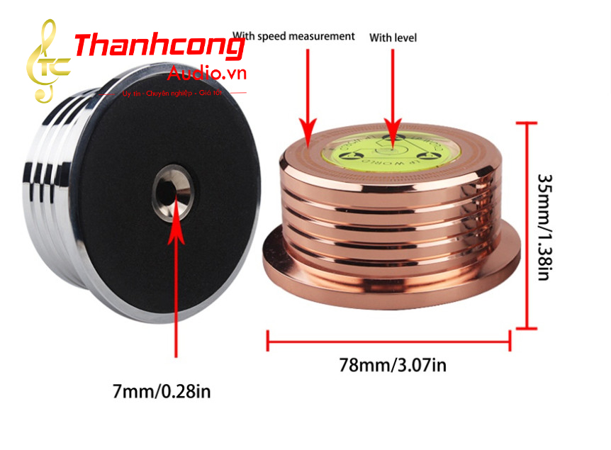 Kẹp ổn định đĩa than vinyl 50Hz LP