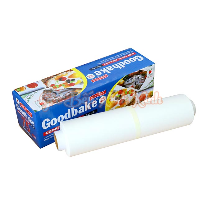 Giấy nến nướng bánh không thấm dầu mỡ Goodbake 30cm x 75m