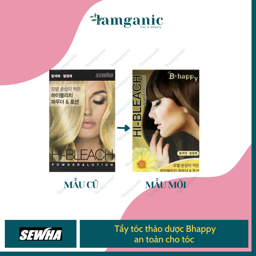 [HCM]Tẩy tóc an toàn có dưỡng tóc B-Happy