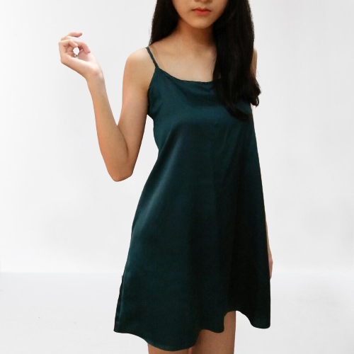 Váy Ngủ 2 Dây, Đầm Ngủ Lụa Satin Cao Cấp