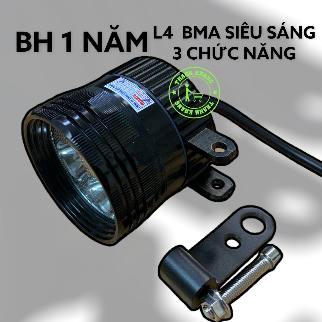 Đèn pha led trợ sáng L4 CYT-T1 gắn xe máy