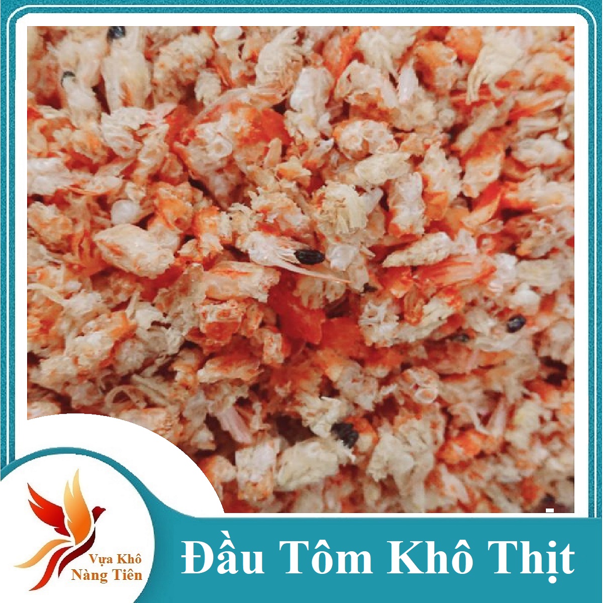 1 kg đầu tôm biển sấy khô đặc sản cà mau
