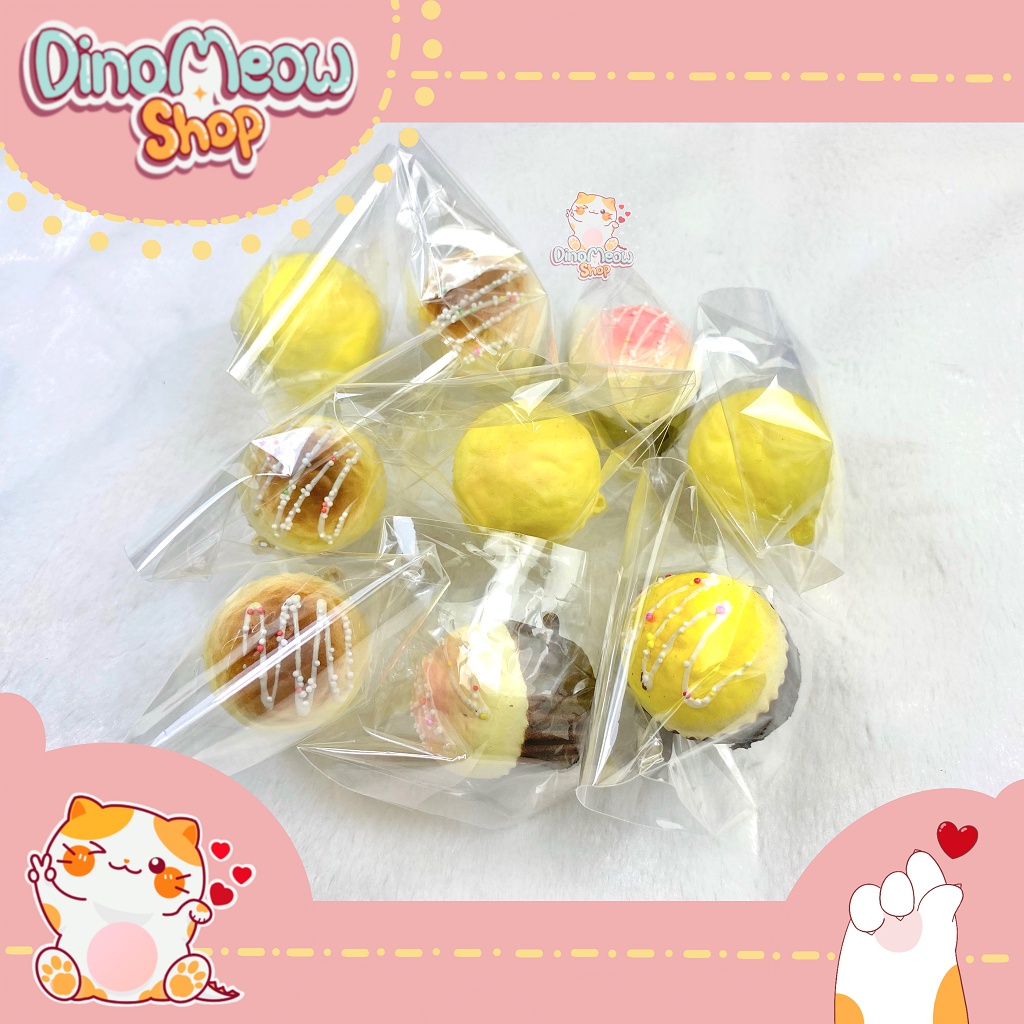 Squishy mini - Cupcake mini mềm, chậm tăng, mẫu dễ thương (kèm móc khoá)