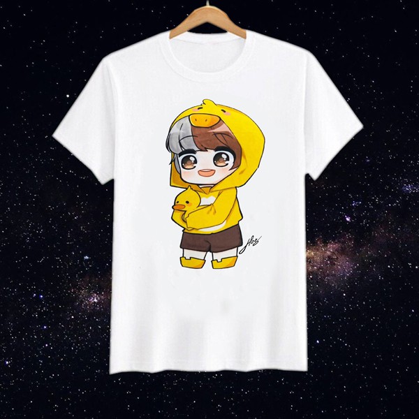 áo in hình mister vịt hero team 3214