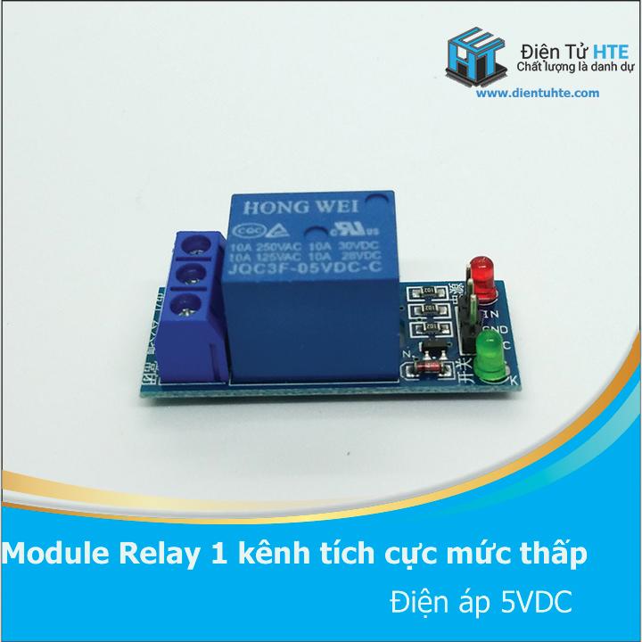 Module Relay 1 kênh mức thấp 5VDC