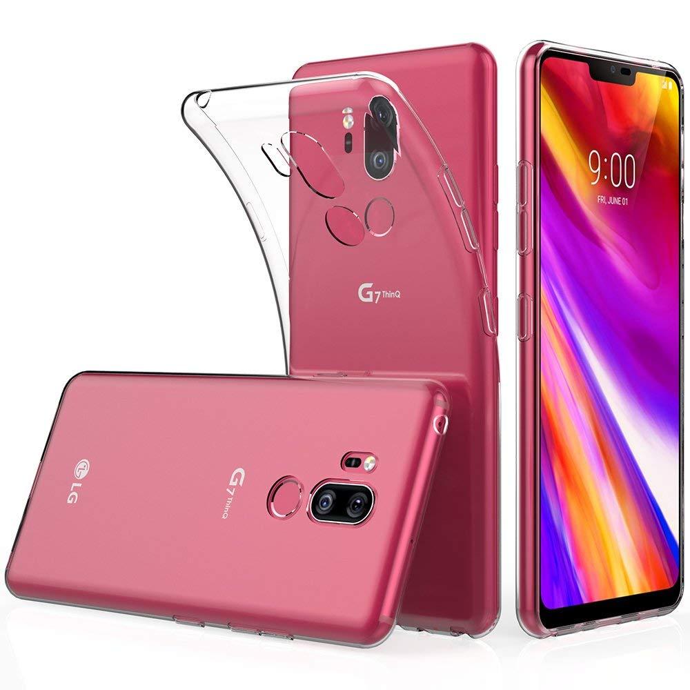 Ốp Silicon cho LG G7 Trong suốt (Loại A+ chống ố vàng)