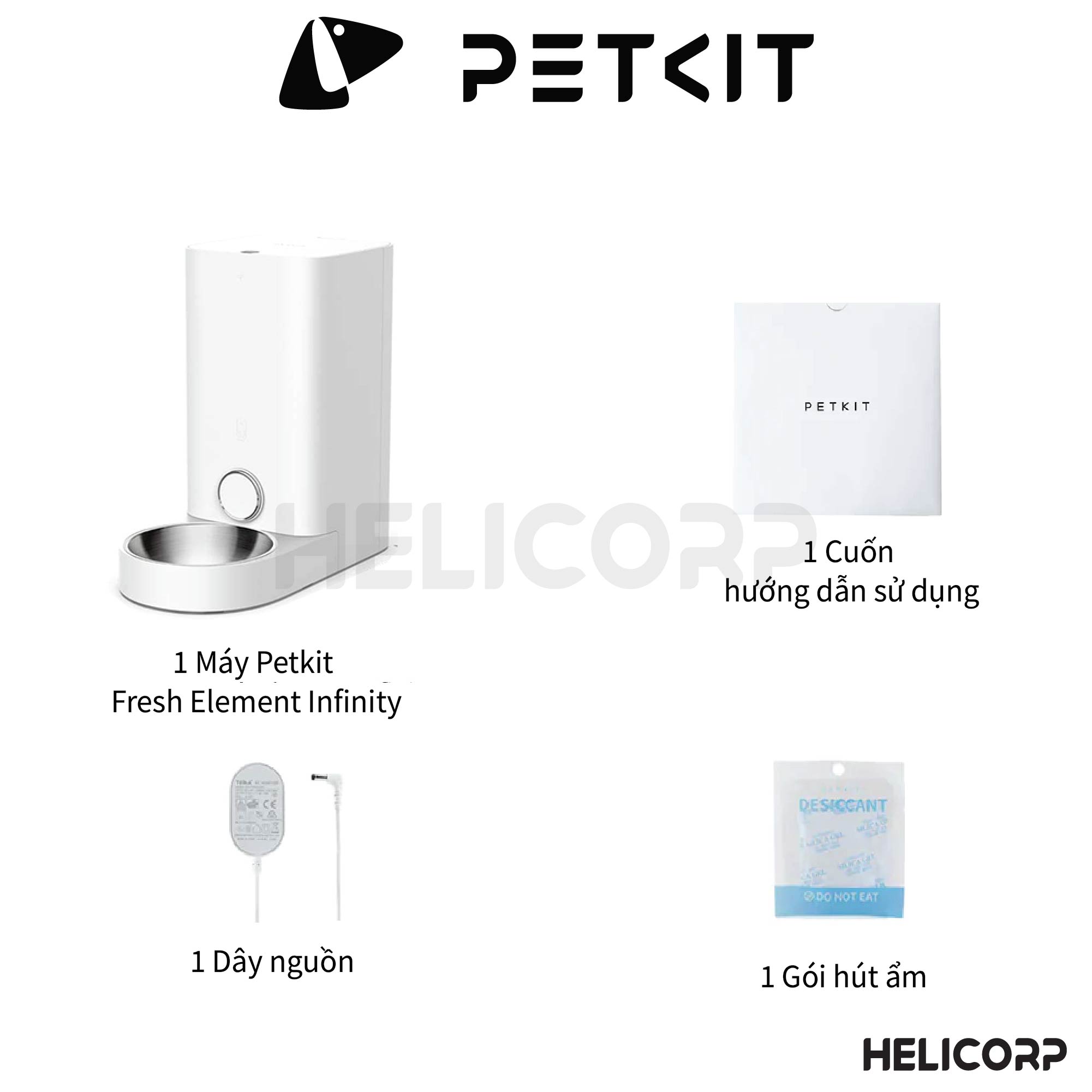 Máy ăn cho chó mèo Petkit Fresh Element Mini Pro - HeLiCorp