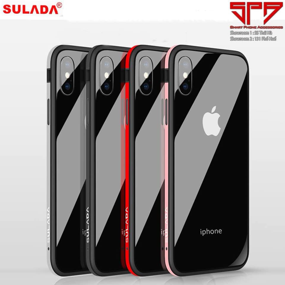 Ốp lưng dành cho Iphone hãng SULADA lưng trong viền màu