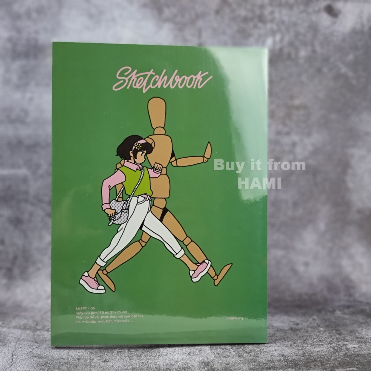 Sổ vẽ sketchbook cma studio giấy italy 120gsm