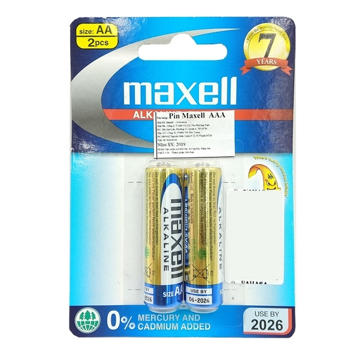 Pin Maxell Alkaline AA/AAA (2 Viên)