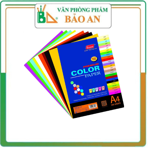 Bìa trộn a4 - bìa màu a4 pgrand đa dạng màu sắc