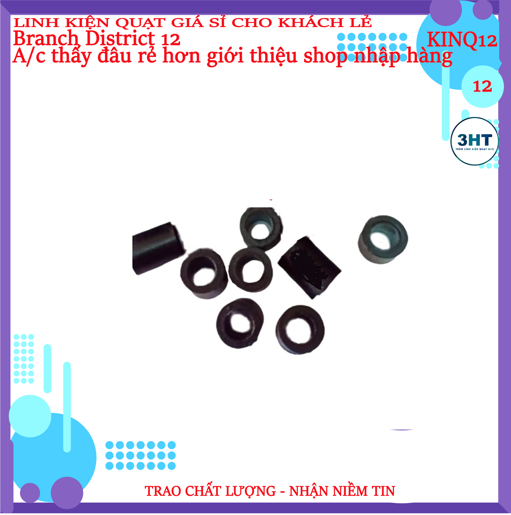 Cốt nhựa trục bạc quạt điện