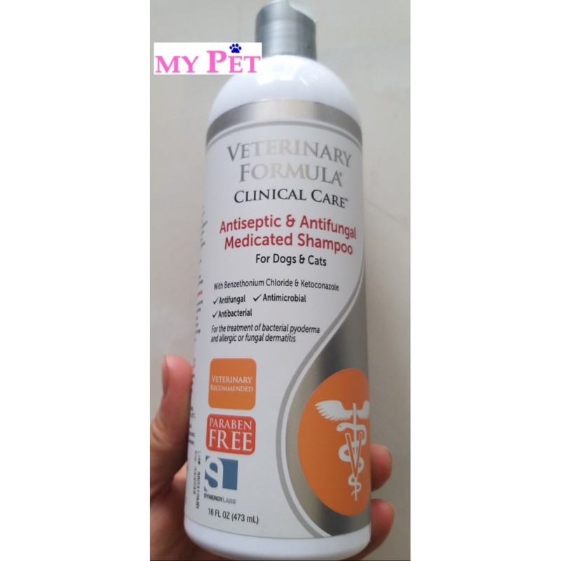 DẦU TẮM VETERINARY FORMULA CLINICAL CARE (USA) 473ml - TẮM VIÊM DA MŨ, VIÊM DA DỊ ỨNG, NẤM DA CHO CHÓ MÈO