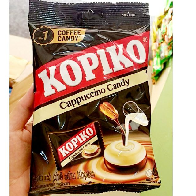 Kẹo cà phê đen /cà phê sữa Kopiko 140g (40 viên)