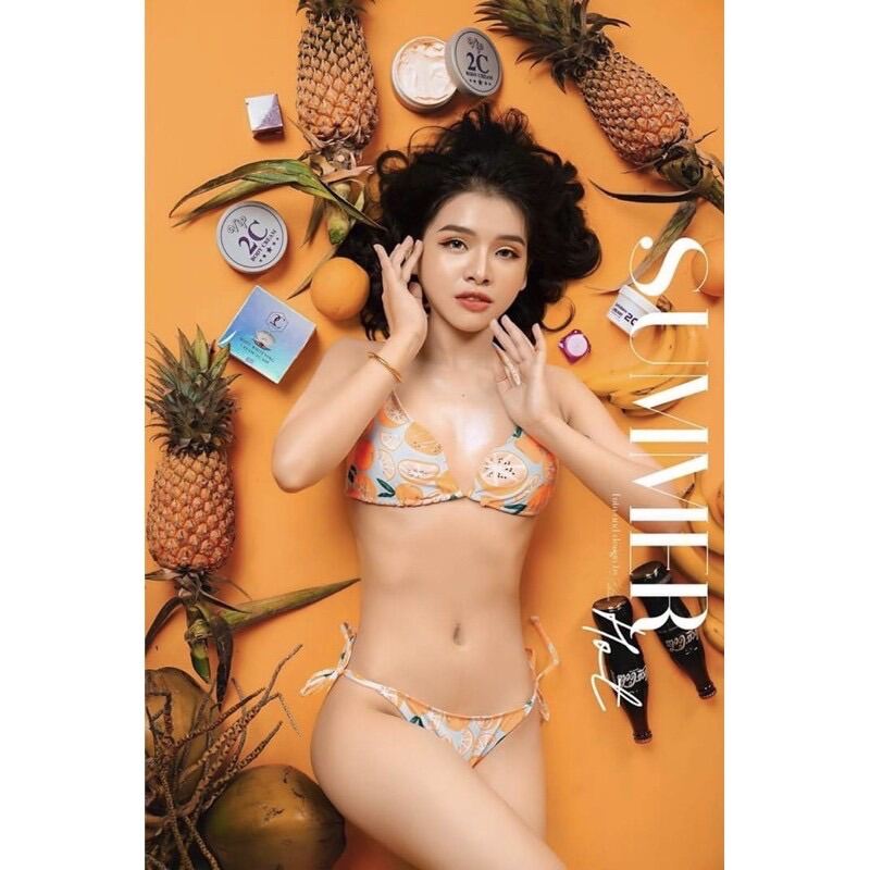 Bikini 2 mảnh trái cam summer chất đẹp.
