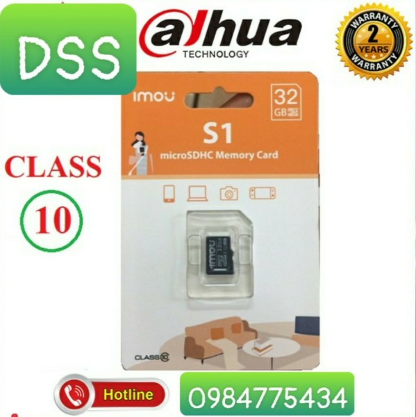 Thẻ nhớ 64GB/32GB chính hãng IMOU Dahua, Bảo hành 24 Tháng đổi mới