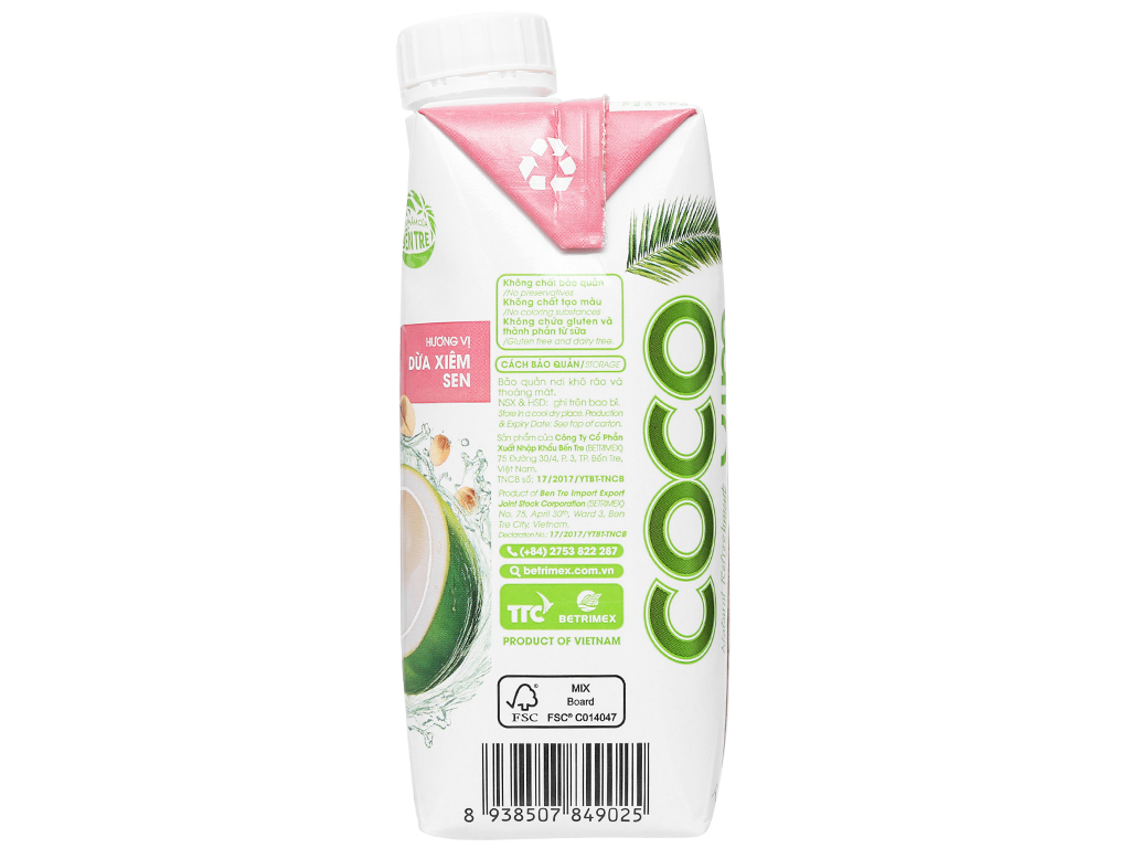 Nước dừa xiêm Cocoxim 330ml