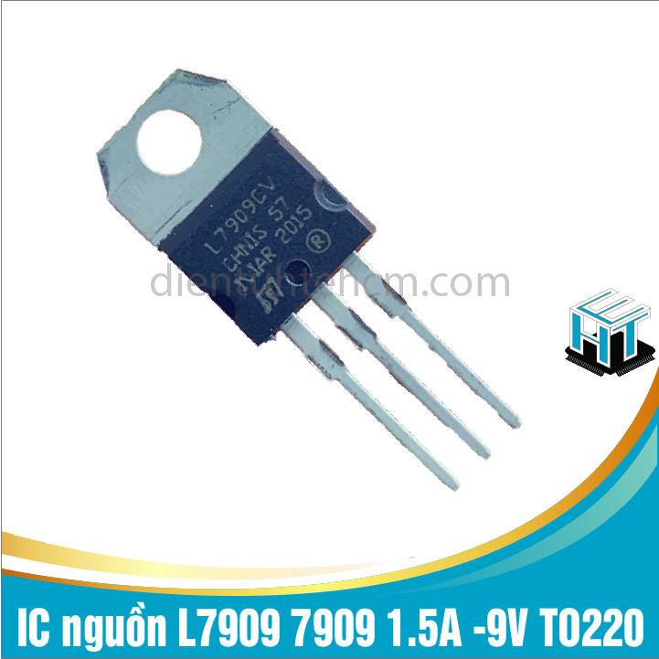 Combo 4 con IC nguồn L7909 7909 1.5A -9V TO220