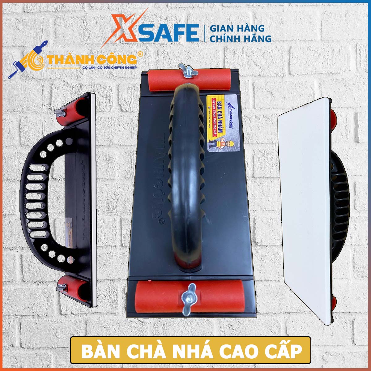 Bàn chà nhám Thành Công chà nhám đen độ bền cao thân nhựa cố định giấy nhám thông minh chất lượng cao chính hãng
