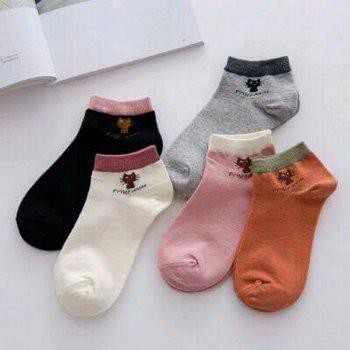 combo 5 đôi Tất mèo miu miu cổ ngắn
