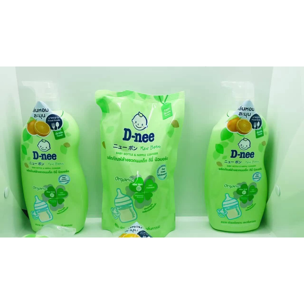 Nước rửa bình sữa Dnee bịch 600ml nội địaThái Lan