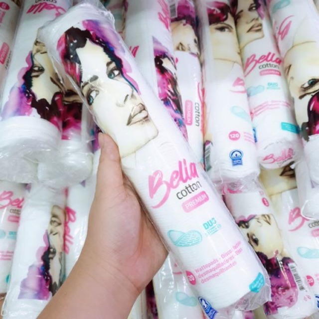 Bông tẩy trang Bella 120 miếng