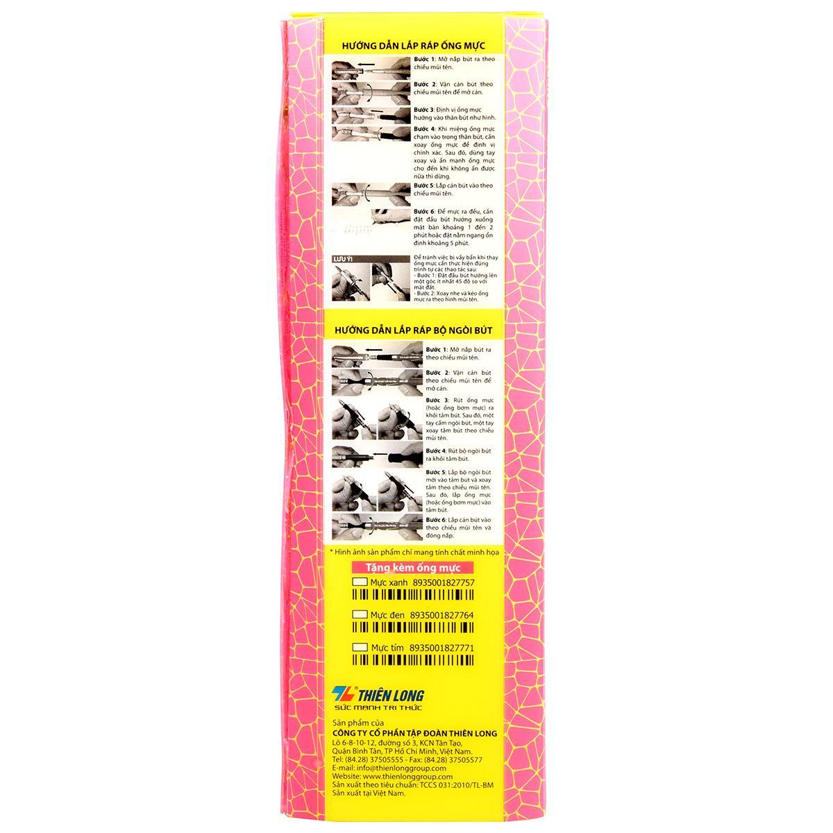 [ Tặng 2 ống mực tím]  Bút máy Điểm 10 TP-FTC09
