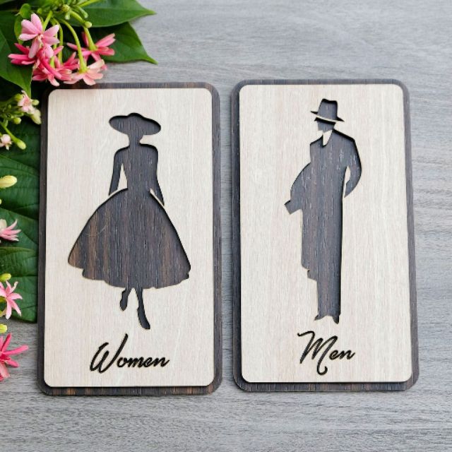 Bộ bảng toilet (Men - Women)