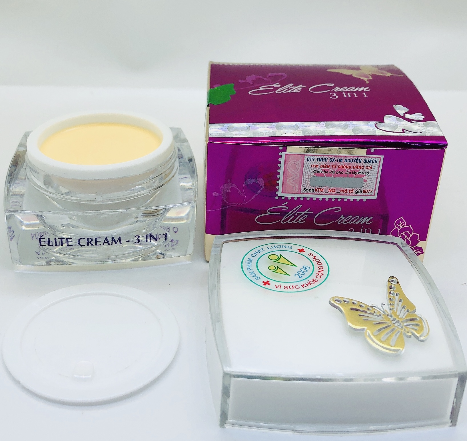 Kem Con Bướm Nguyễn Quách - Elite Treatment Cream 3 In 1 ( HÀNG CHÍNH HÃNG ) 12g