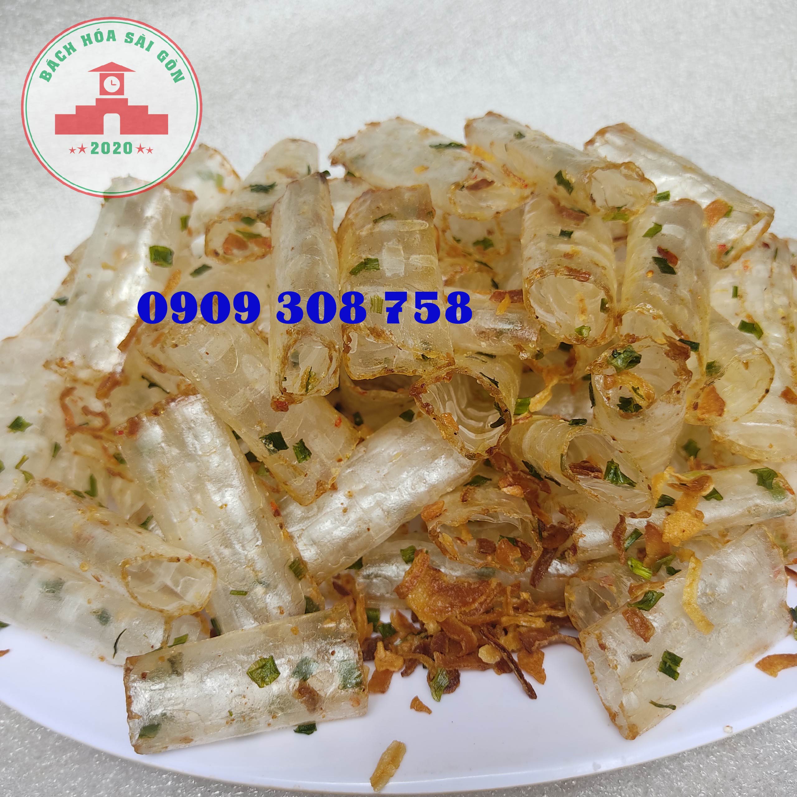 200g bánh tráng cuộn hành phi chính gốc tây ninh - đồ ăn vặt