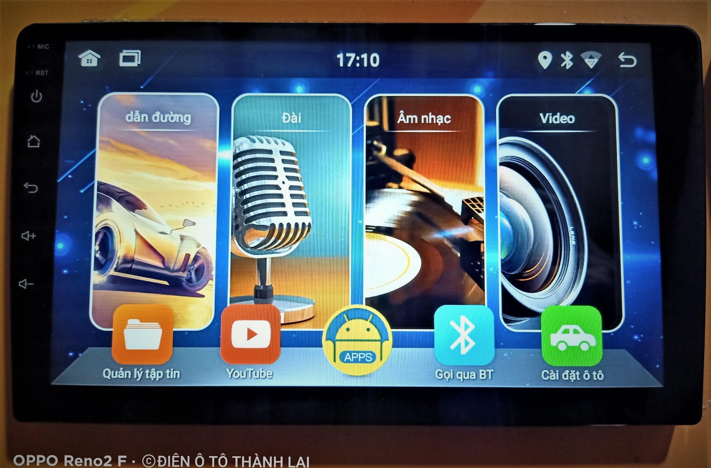 Màn hình android ô tô 9 inch wifi, gps, android 12 full