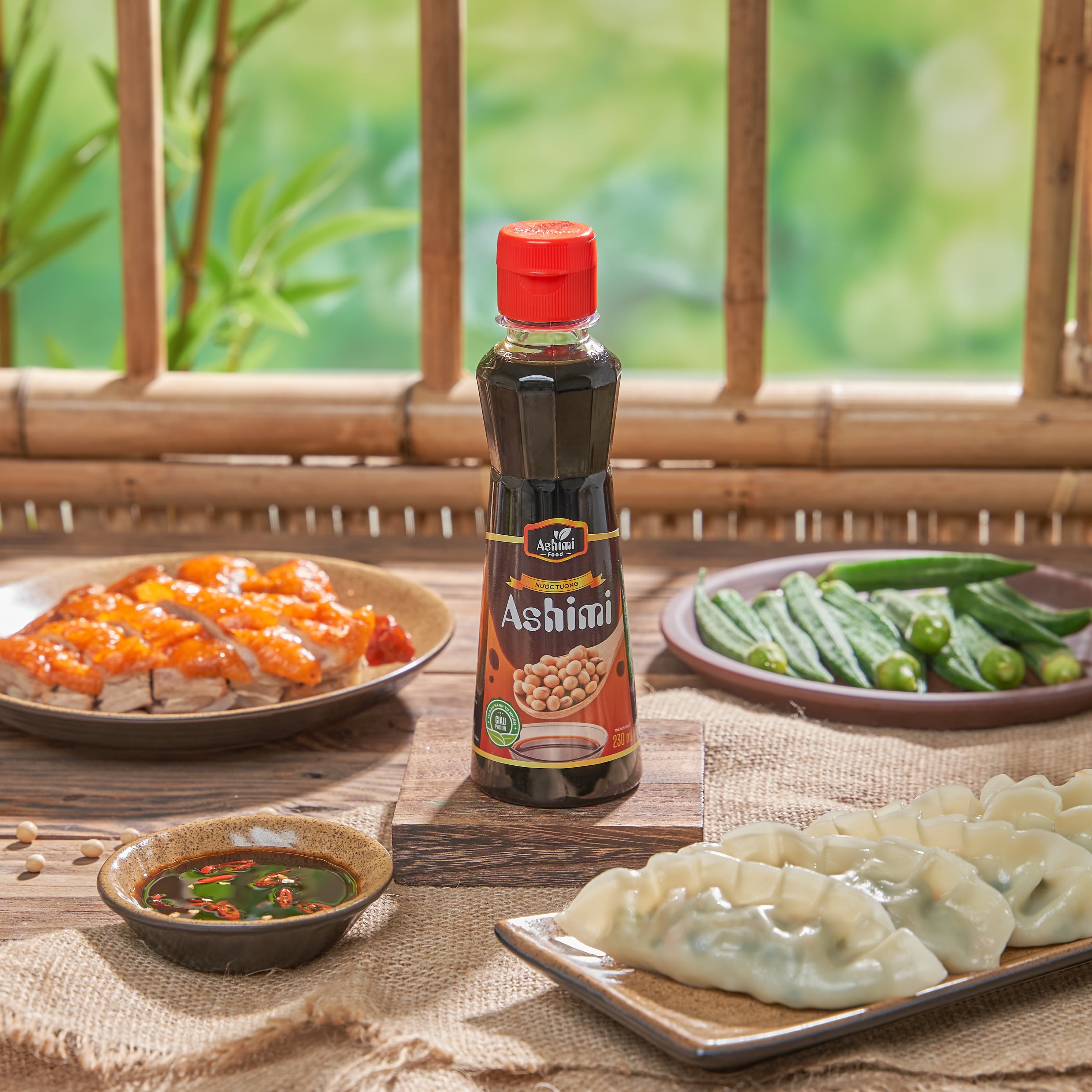 Nước Tương Ngon Ashimi Sốt Chấm Loại 230 ml