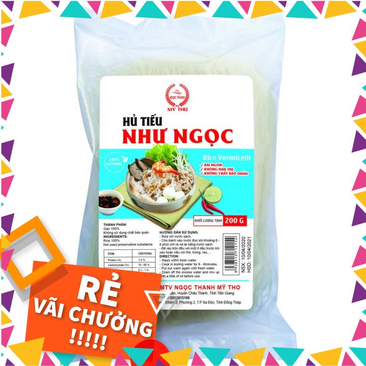Hủ tiếu Như Ngọc 200g [ Rất dai ngon ] [Hủ tiếu Mỹ Tho]