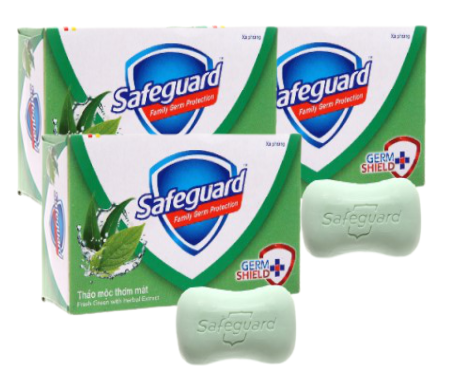 Combo 3 bánh xà phòng Safeguard 130g