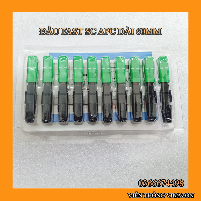 50 Đầu fast connector nối nhanh FTTH SC APC